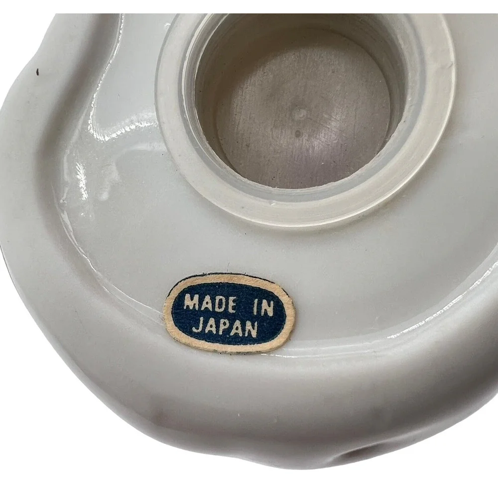 VTG 80s Avon Potpourri Holders Room Deodorizers Pair Kittens Porcelain Japan